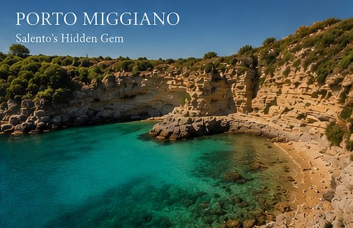 Porto Miggiano cove on the Adriatic coast