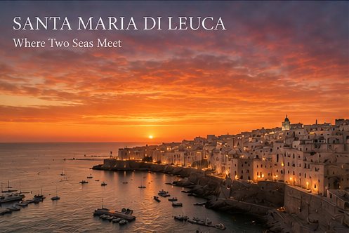 Santa Maria di Leuca at sunset