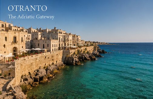 Otranto seafront old town